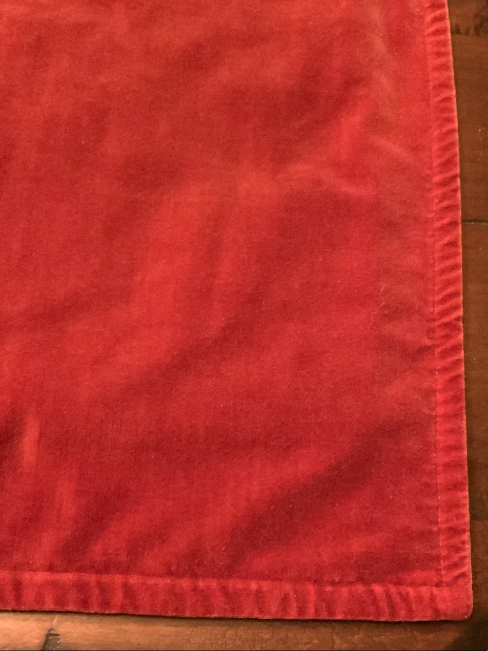 Pottery Barn 24" Red Velvet Throw Pillow Covers